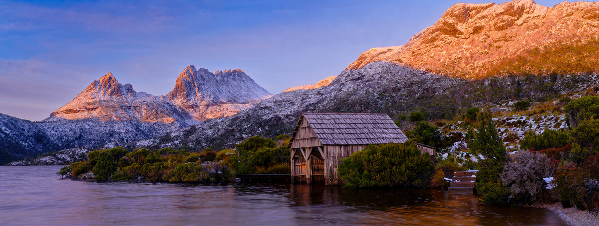 Boat Shed, Cradle Mountain, TAS, photographed by Mitchell Burns