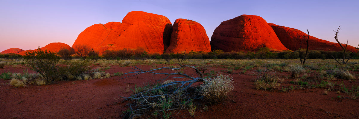 Fiery Silence, Kata Tjuta, NT, photographed by Mitchell Burns