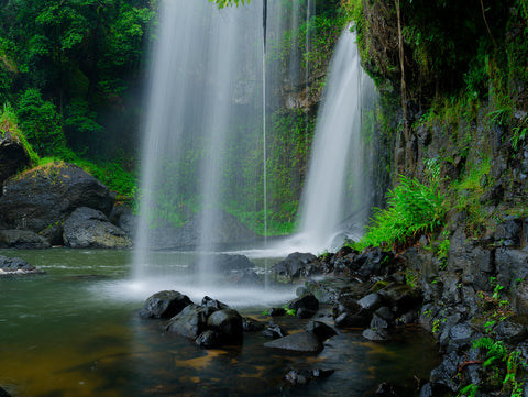 Flow — Tropical North QLD, photographed by Mitchell Burns — illustrative Black + Black corner detail