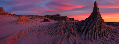 Mungo — Mungo National Park, NSW, photographed by Mitchell Burns — illustrative Black + Black corner detail